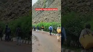 chandigarh-shimla national Highway broken#NH5#landslides#shimlanews#badweather#shortsviral#shorts