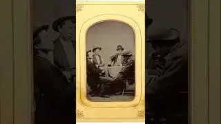 Billy The Kid Playing Cards With His Gang 1877  #viralvideo  #shorts