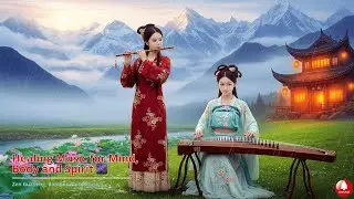 Healing Music for Mind, Body and Spirit, Chinese Music Traditional | Zen Guzheng, Flute Music