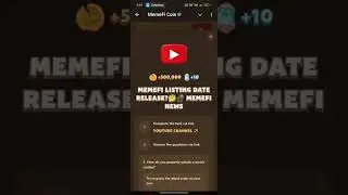 MemeFi listing date release by MemeFi code