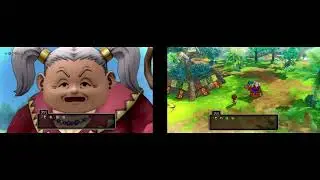 Dragon Quest X Ethene Cutscene 1 Online VS Offline