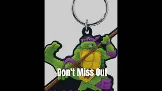 TEENAGE MUTANT NINJA TURTLES - Donatello - Soft Touch Nyckelring