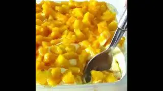 Yummy Stuff! 😋👉 MANGO Pudding, Sweet Recipes, RIch & Tasty, #shorts