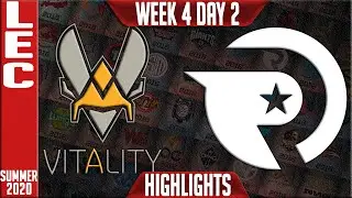 VIT vs OG Highlights | LEC Summer 2020 W4D2 | Vitality vs Origen