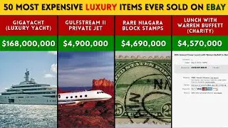 Top 50 Most Expensive Luxury Items Ever Sold on eBay | eBay Sales: $168M Yacht, Cars & Collectibles