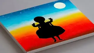 ONAM DRAWING WITH OIL PASTEL, KATHAKALI DANCE, HOW TO MAKE ONAM FESTIVAL CELEBRATION POSTER FOR KIDS
