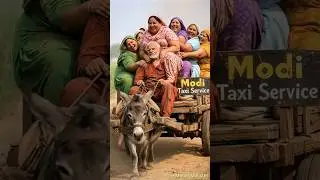 Modi Ki Donkey Taxi Overload &ndash; Full Funny Moment! 😂🤣 #shorts #funny #viral #taxi #modi #comedy