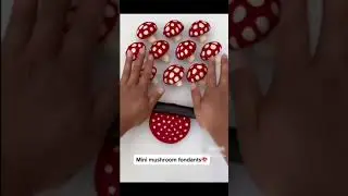 Fairytale Fondant Mushrooms 🍄