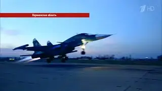 Sukhoi Su-34 dropping BETAB-500ShP bomb