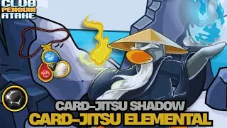 Club Penguin Atake - Card-Jitsu Shadow and Card-Jitsu Elemental | AS3