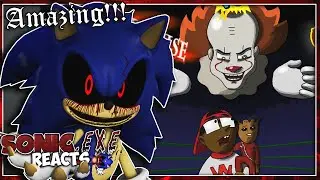 Sonic.EXE реагирует на Пеннивайз против Грута — Cartoon Beatbox Battles!