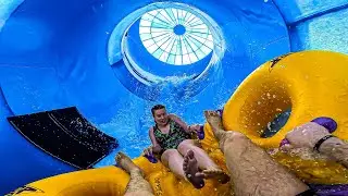 X-TREME BIG CONE Water Slide at Hof van Saksen Waterpark