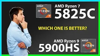 AMD Ryzen 7 5825C vs AMD Ryzen 9 5900HS Technical Comparison