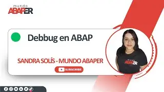 SAP ABAP desde Cero - #28 Debug en ABAP - Mundo Abaper