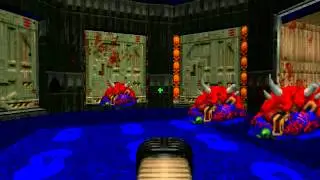 Прохождение Doom 2:Hell on Earth (8-й уровень,на сложности Ultra violence)