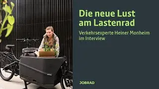 Die neue Lust am Lastenrad | Verkehrsexperte Heiner Monheim