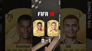 Rashford VS Dele Alli FIFA EVOLUTION #eafc24 #fifa #football #shorts #austor