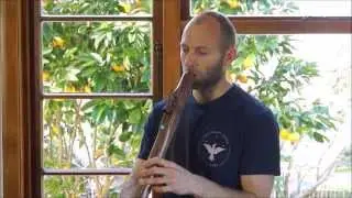 Black Walnut Grandfather Flute B minor - Native American Style Flutes by Southern Cross Flutes