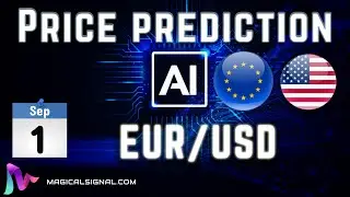 Euro with  U.S. Dollar (EUR/USD) price prediction with AI  | Sep 1