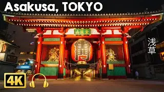 [TOKYO WALK] Вечерняя прогулка Асакуса, июль 2021 г.