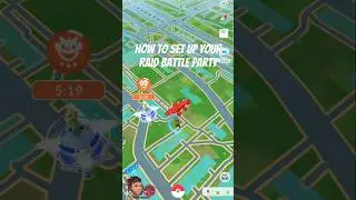 How to setup your Pokemon Go Battle Party and how to use them in raids #pokemongo #niantic #scopely