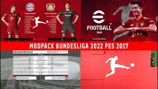 Update Modpack Bundesliga 2021- 2022 For PES 2017