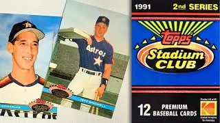 1991 Topps Stadium Club Baseball Cards SERIES 2 Box Opening