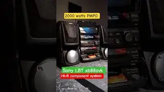Sony LBT xb88avk hi-fi component sound system #love #music #automobile #sonyaudio #autosounds #carsp