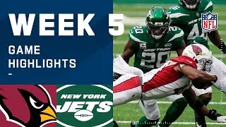 Cardinals vs. Jets Week 5 Highlights | NFL 2020