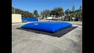 10K Gallon, Potable Water Bladder Set up