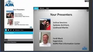 AOPA Hosted Webinar: Flight Planning - &ldquo;Flight Planning Tools and Tips: Delivering the Future Today