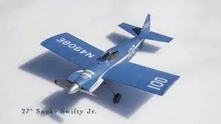 Three Rubber-Powered Flights in Geneseo, NY