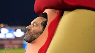 Paul Rudd Races to Glory in Big Slick / KC Royals Hot Dog Derby for Charity