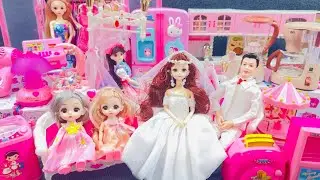 Who can resist! 14 Minutes AS MR Immersive Review of Barbie Princess Bed Bedroom Toy