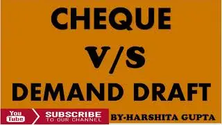 Difference  between Cheque and Demand Draft_Hindi || Cheque vs Demand Draft|| Interview Preparation