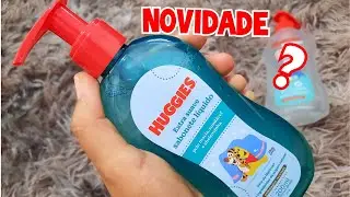 NOVO SABONETE LÍQUIDO HUGGIES EXTRA SUAVE| Gabriela Marcelino