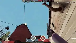 Acting as cheater sniper for trolling in TF2