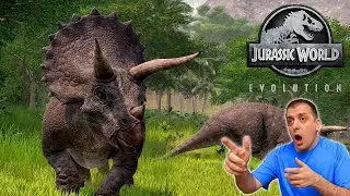 Creo Tres Triceratops y... sobreviven?  JURASSIC WORLD EVOLUTION