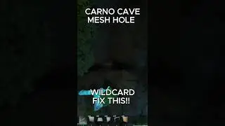 Carno cave mesh hole | Ark ascended #shorts