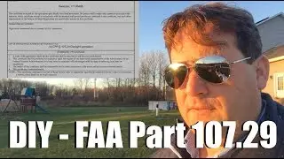 DIY Night Waiver - FAA Part 107.29