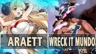 GBVSR:🔥Araett (Anila) Vs Wreck It Mundo 🔥(Vaseraga) | High Level Gameplay.
