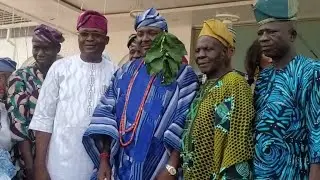 HON. AKIN ALABI ELEVATE TO AJIA OLUBADAN BY OLUBADAN OBA RASHEED LADOJA IBADANLAND 