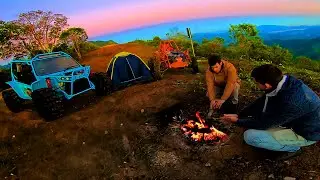 ACAMPAMENTO na TRILHA da ON&Ccedil;A - M0NSTR0 1000 4X4 e ATOMIC 250 4X4