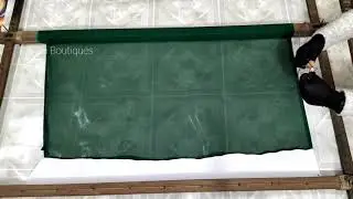 ঘরে বসে কারচুপি শিখুন।ক্লাস( ২ )  কারচুপির ফ্রেমে কাপড় আটকানো | Aari Frame | কারচুপি কাজের ফ্রেম