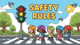 Safety Rules 🚦🦺 | Fun Learning & Safety Song for Kids | Happy Tales & Tunes