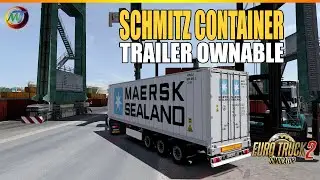 ETS2 MODS - Schmitz Container Trailer SCF Ownable [ETS2 1.37 / 1.36]