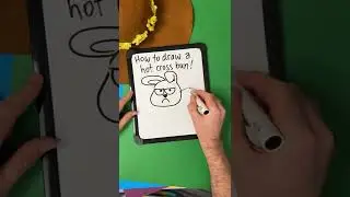 How to draw a hot cross bun TAKE 02