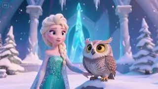 Elsa and the Owl of the Frozen Sky Temple | Magical Adventure Song for Kids