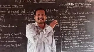 DEVELOPMENT AS PROGRESS OVER TIME / CLASS -10 / T.J.VENKATESH