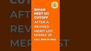 Bihar NEET UG 2025 Cutoff (Updated Merit List) | UGMAC Round 3 | Pvt Colleges Cutoff Marks #ugmac